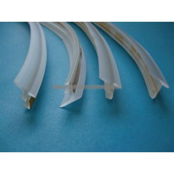 Extruded Flame Retardant Silicone Rubber Profile